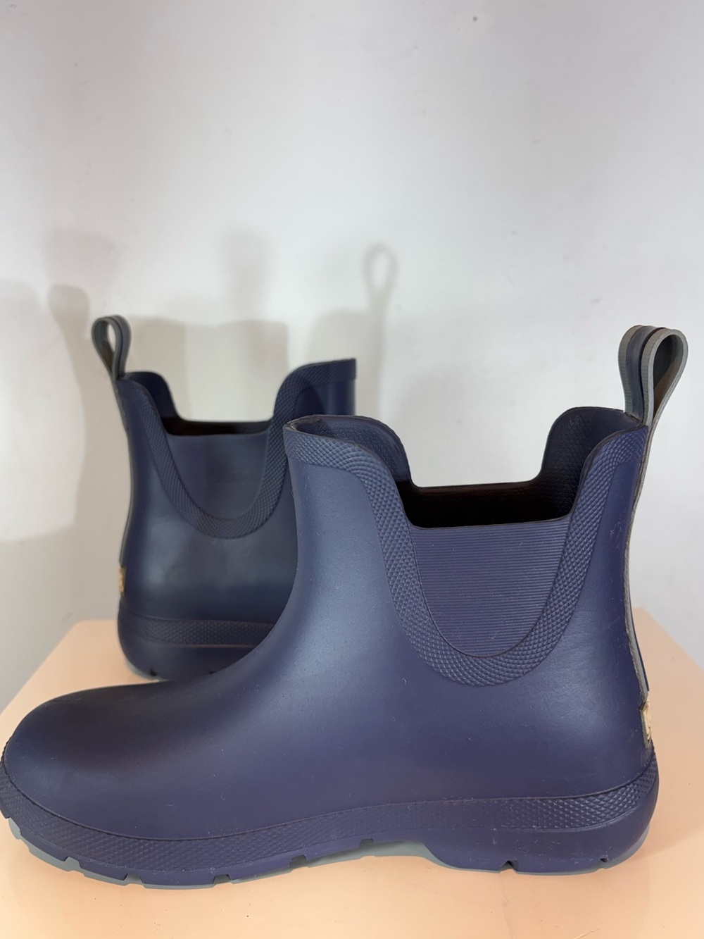 Totes Everywear Chelsea Rain Boots Navy Blue Women’s Size 7